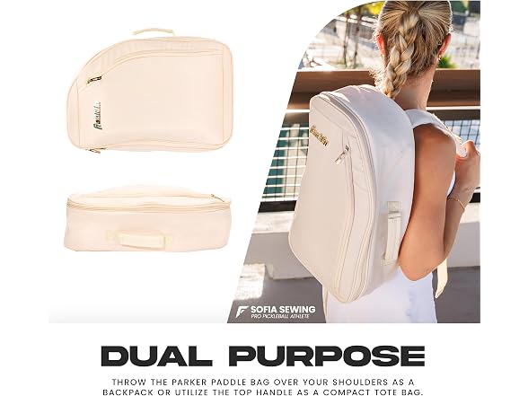 Franklin Sports Parker Pickleball Paddle Bag Backpack