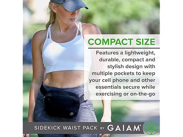Gaiam Fanny Pack Running Belt Bag