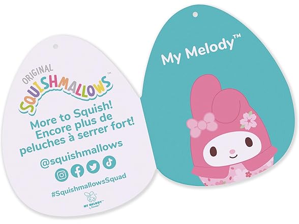 Squishmallows Original Sanrio 14-Inch My Melody