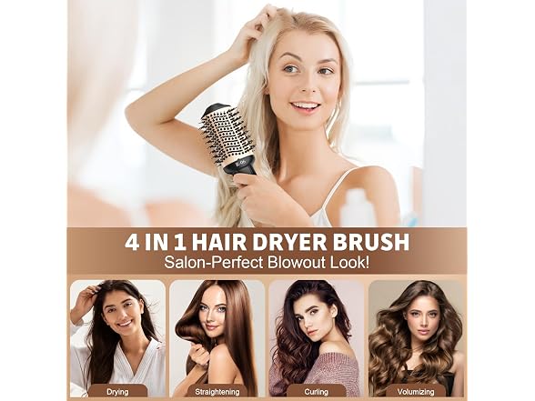 Lopeie Hair Dryer Brush Blow Dryer Brush in One 4