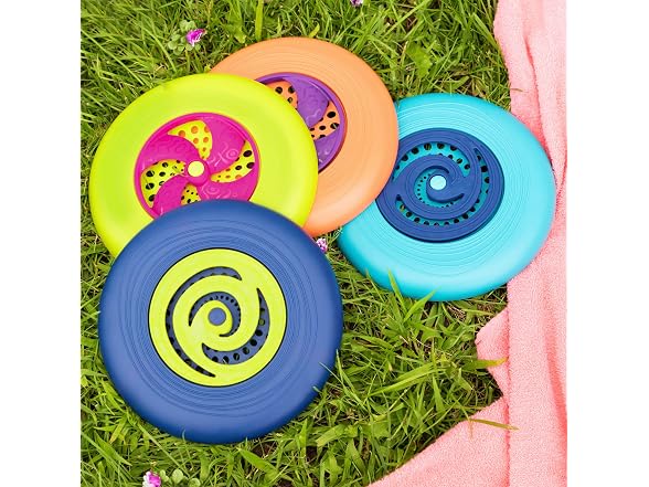 B. toys Flying Disc Set, Disc-Oh! 4 Colorful Discs