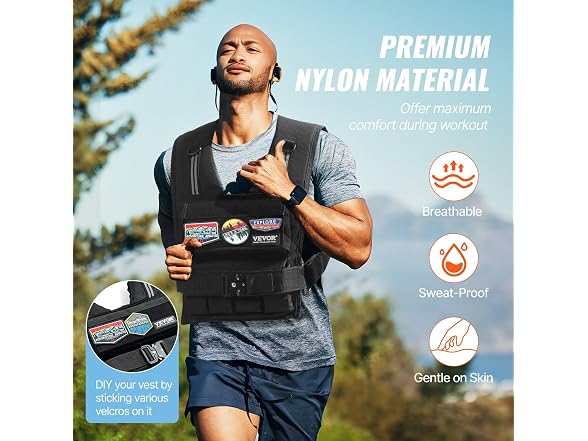 VEVOR Adjustable Weighted Vest