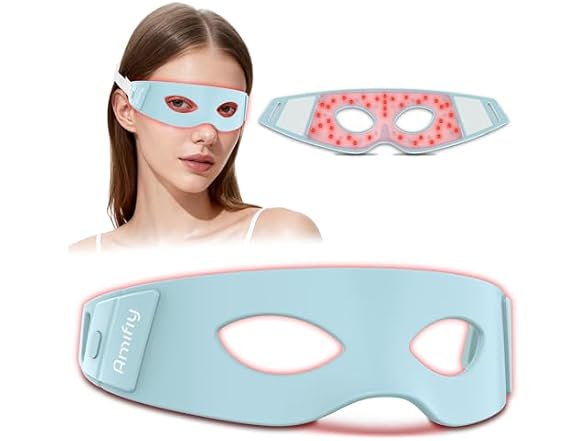 Amifiy Red Light Therapy Eye Mask Anti Aging
