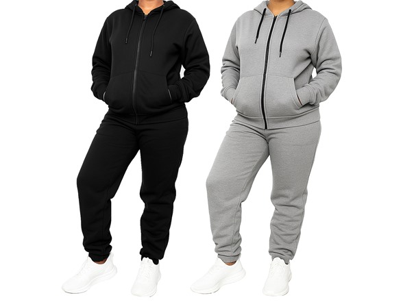 Black & Heather Grey