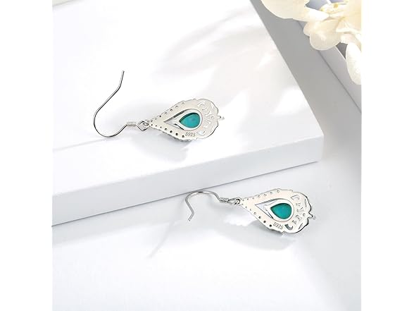 Mic Tai Sterling Silver Turquoise Earrings