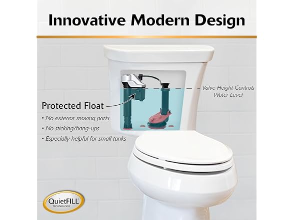 Korky Standard 2-Inch Platinum Complete Toilet Rep