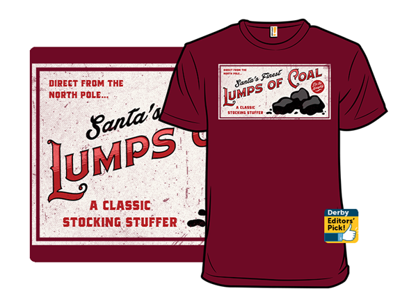 Santa's Coal Vintage Ad