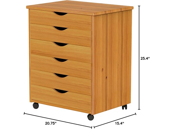 6 Extra Wide Drawers