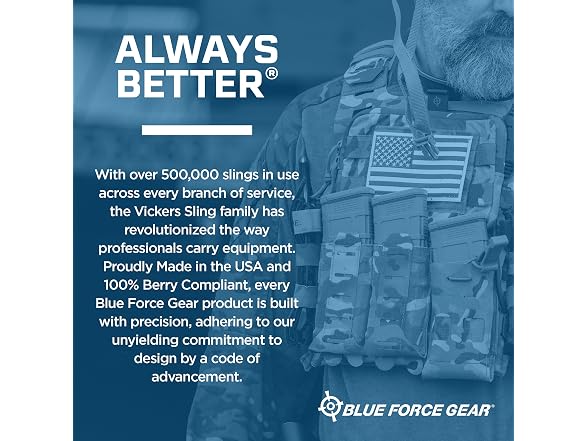 Blue Force Gear VCAS-200-OA 57" - 67" Vickers Padded 2-Poi