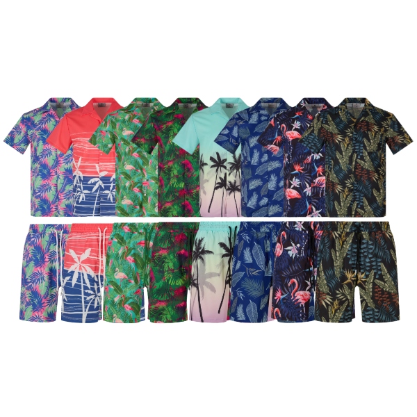 2Pc Mens Top & Bottom Beach Set - Gallery 35