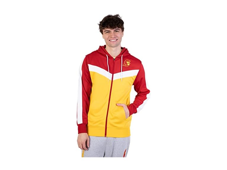 USC Dri Fleece Zip Red (M)