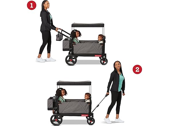 Radio Flyer Atlas Stroller Wagon for Kids