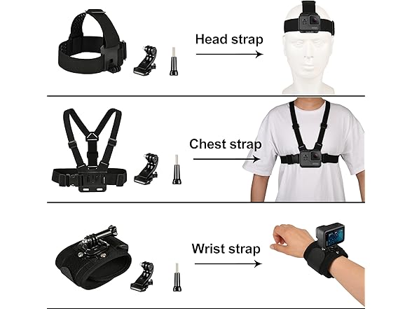 3 in 1 Accessories Set for GoPro Hero