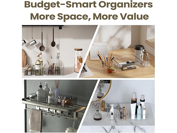 21 Pcs Organizer and Storage Trays