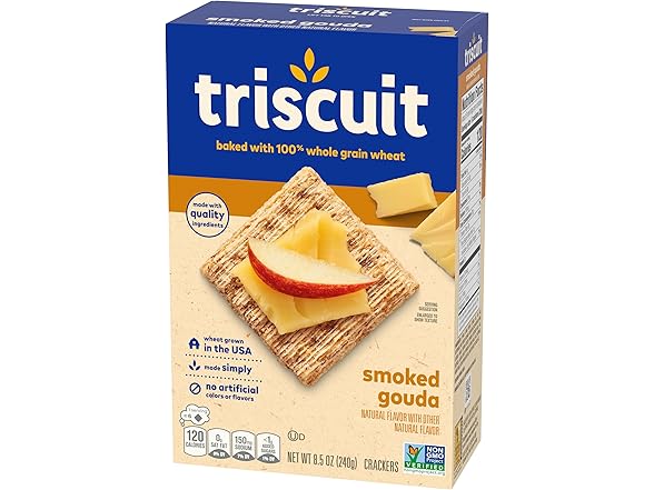 Triscuit Smoked Gouda Whole Grain Wheat Crackers