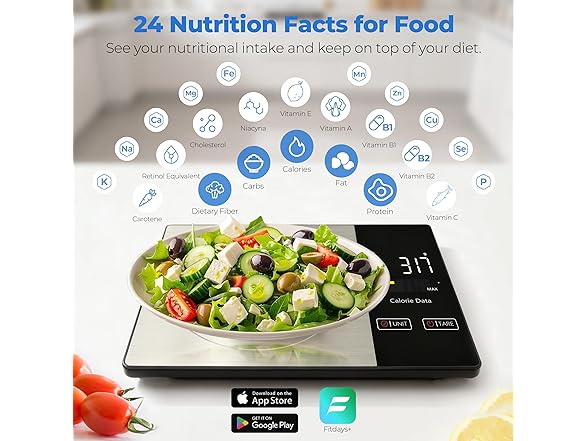 WARMKEY Smart Nutrition Food Scale