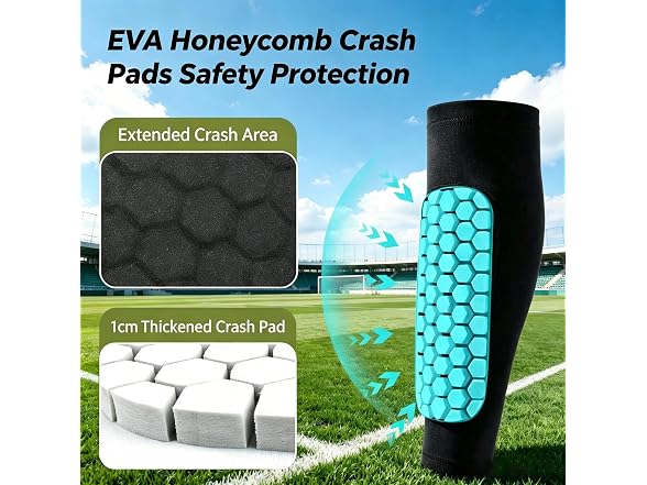 Iertoumt Soccer Shin Guards Kids 2-Pair