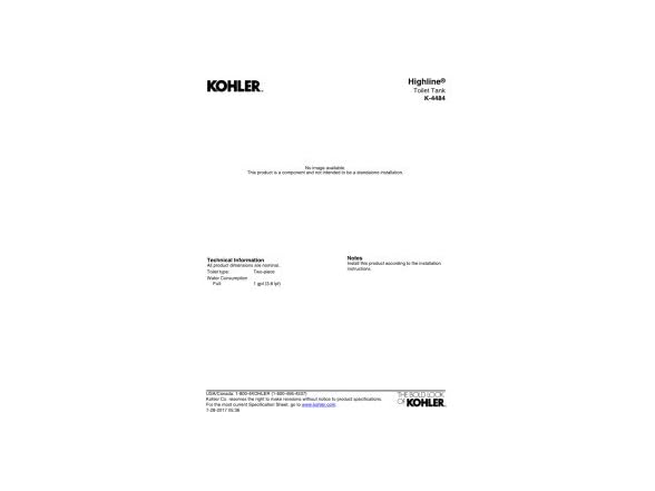 Kohler Pressure Tank W/Sloan