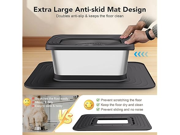 Decflow W0656 10L dog water bowl