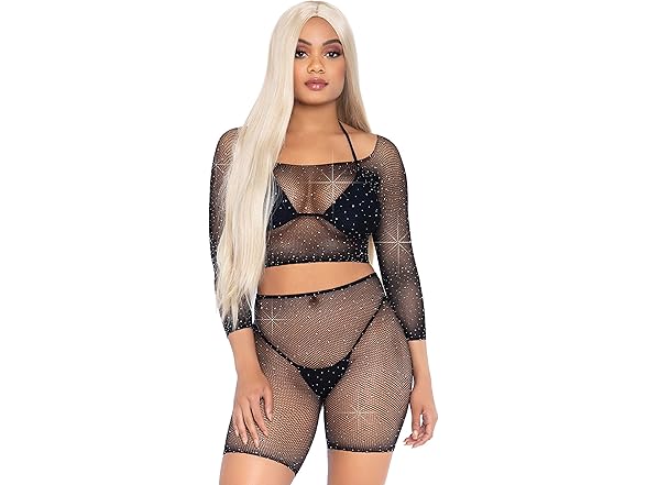 Leg Avenue Costume, Black, O/S