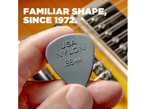 (12 Pack) Jim Dunlop Nylon Standard Pick .73MM