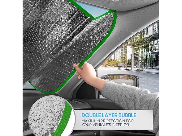 BDK Tropical Leaves Auto Windshield Sun