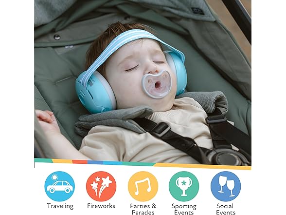 Nuby Noise-Canceling Baby Earmuffs