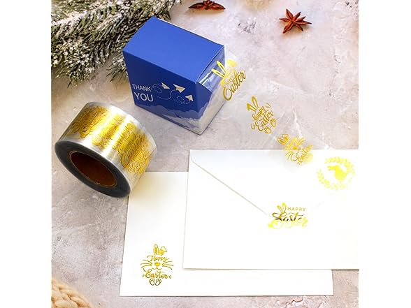 Masper 1.5 Inches/600 Easter Stickers