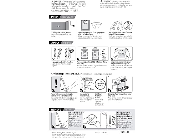Command Command Picture Hanging Strips, 16 Pairs