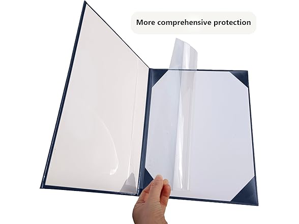 Smooth Leather Imprinted Diploma Holder