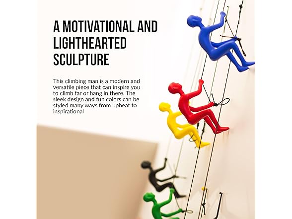 Climbing Man Wall Art for Home Décor