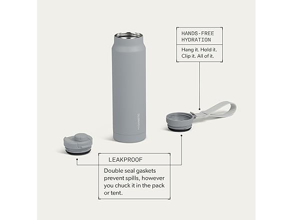 Dometic 42oz Insulated Chug Bottle - Silt