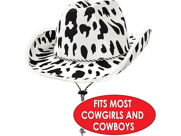 Beistle Cow Print Cowboy Hat