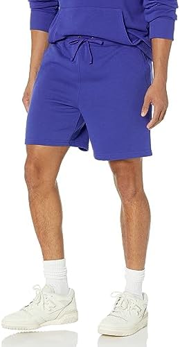 Amazon Essentials Men's Lightweight French Terry Short (Available in Big & Tall), Royal Blue, X-Small