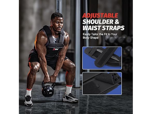 Black Tactical Weighted Vest