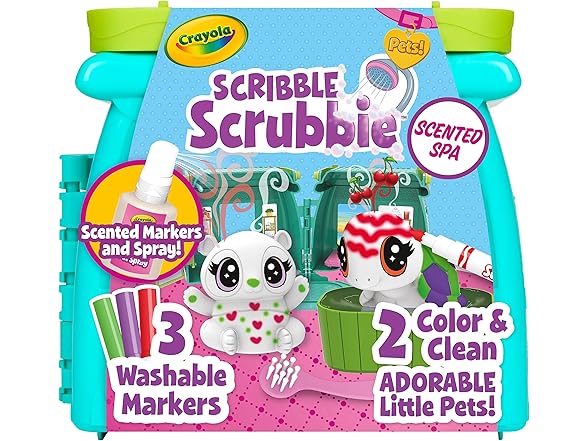 Crayola Scribble Scrubbie Pets Scented Spa