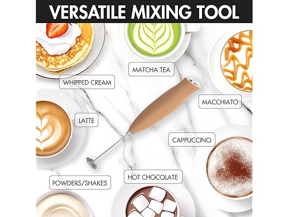 Primula Handheld Milk Frother Brown