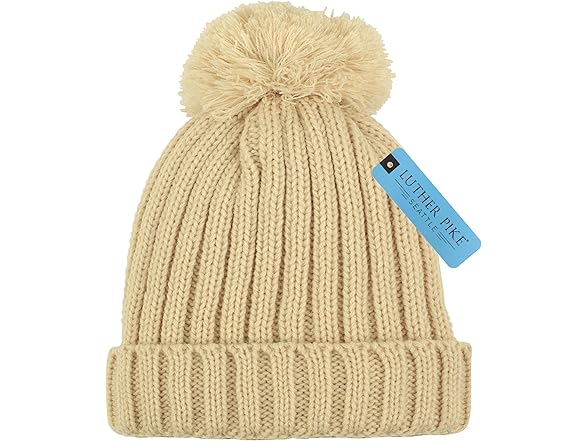 LUTHER PIKE Pom Pom Beanie for Women
