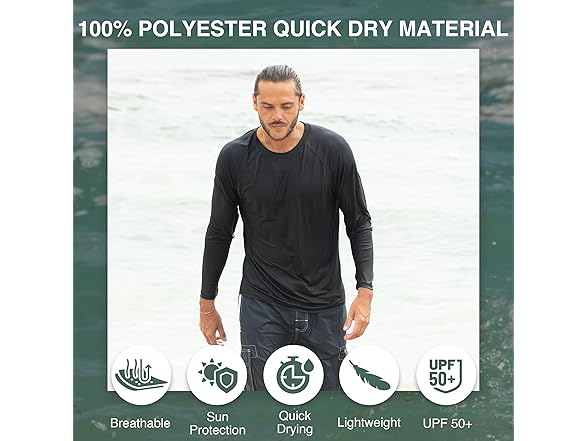 Kanu Men's Black Rashguard (S)