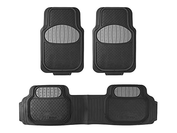 FH Group Car Floor Mats - Heavy-Duty Rubber Floor