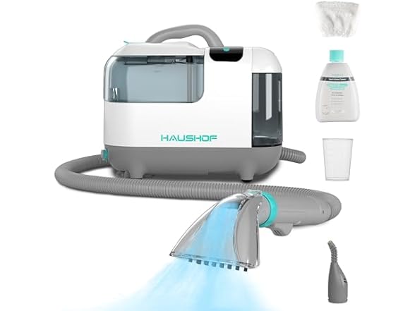 HAUSHOF Steam Portable Carpet Cleaner Cream