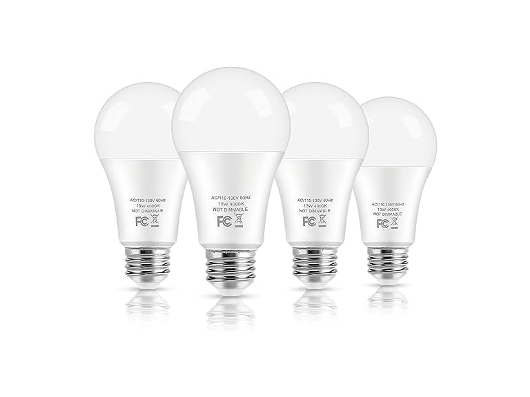 LED Light Bulbs, 100 Watt Equivalent A19 (Your Choice) - Gallery 10