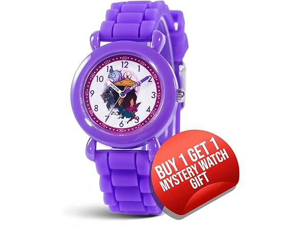 Disney Kids Raya Watch Purple Bezel Purple Strap - Gallery 2