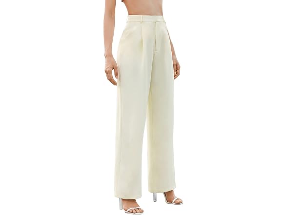 SweatyRocks Women (M) Elegant High Waist Trousers