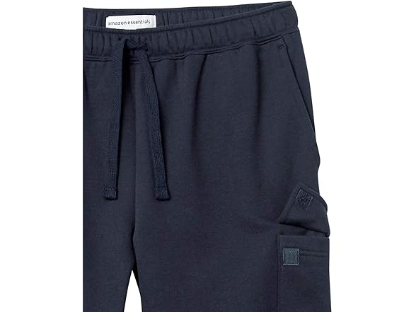 Amazon Essentials Mens RelaxedFit Cargo Fleece Jogger