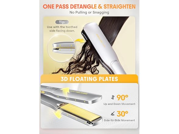 Hair Straightener, 1.5" Flat Iron