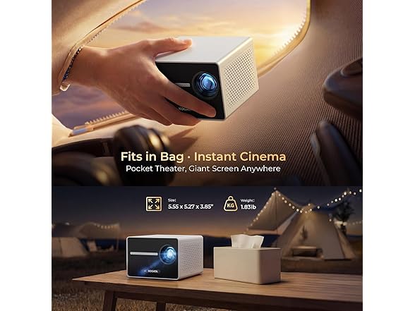 KOGATA Smart Mini Projector | 1080P