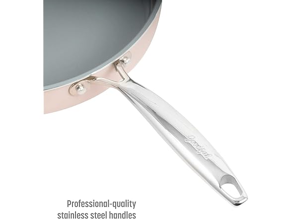 Goodful Ceramic 4Qt Deep Saute Pan w/Lid