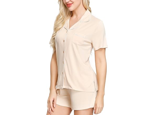 Ink+Ivy Wmns PJ Set Nude (L)
