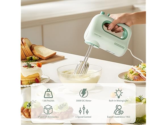 WARRAN Electric Hand Mixer